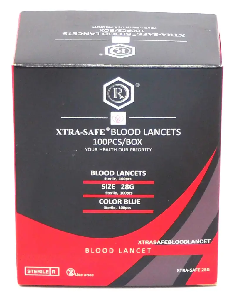 Sterile Blood Lancets (Xtra-Safe)