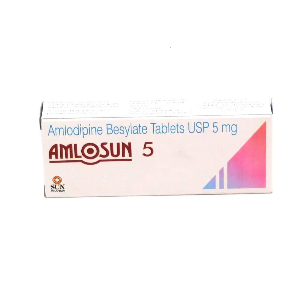 Amlodipine Besylate 5mg Tablets (AMLOSUN)