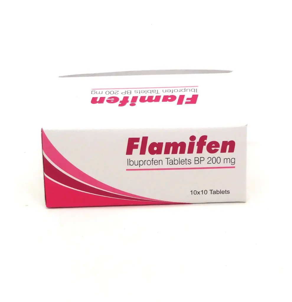 Ibuprofen 200mg Tablets Blisters (Flamifen)