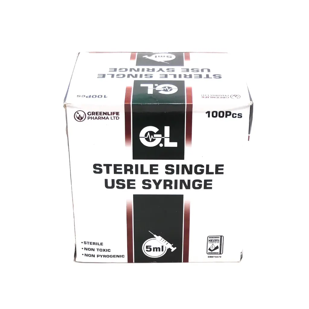 Syringe 5cc With Needle (Greenlife)