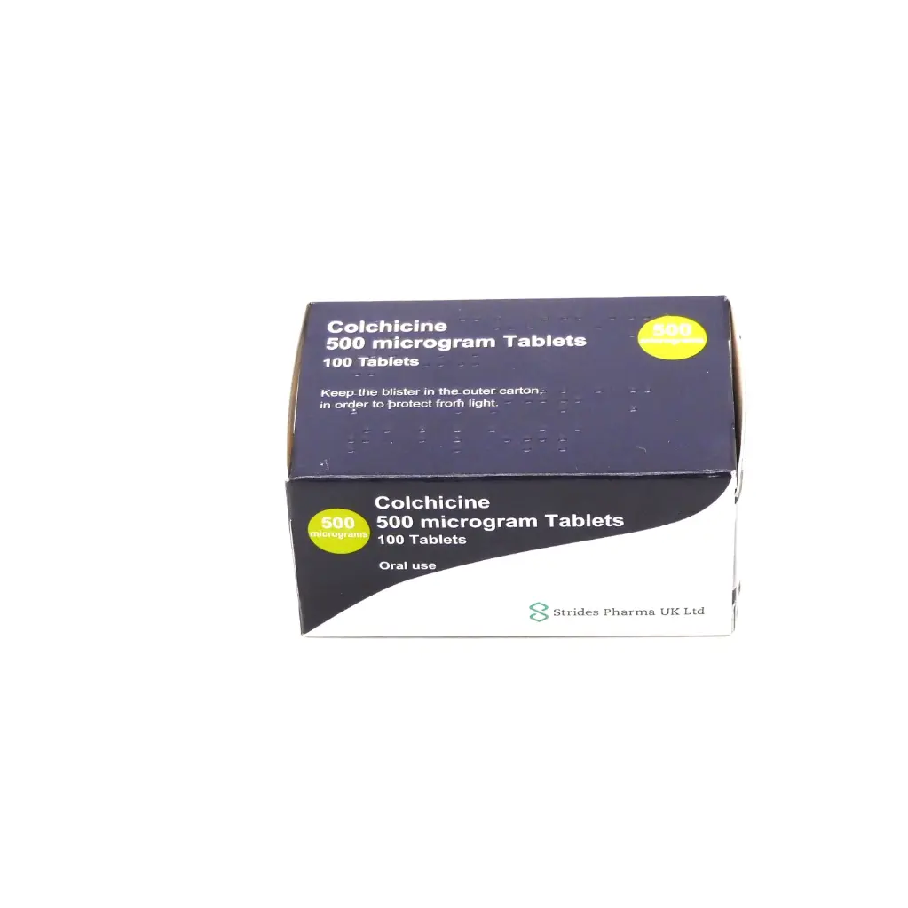Colchicine 500mcg Tablets (Strides)