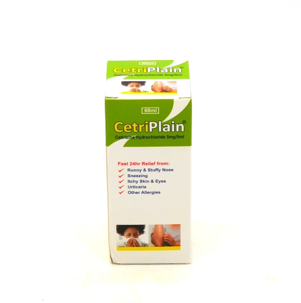 Cetirizine Syrup 60ml (Cetriplain)