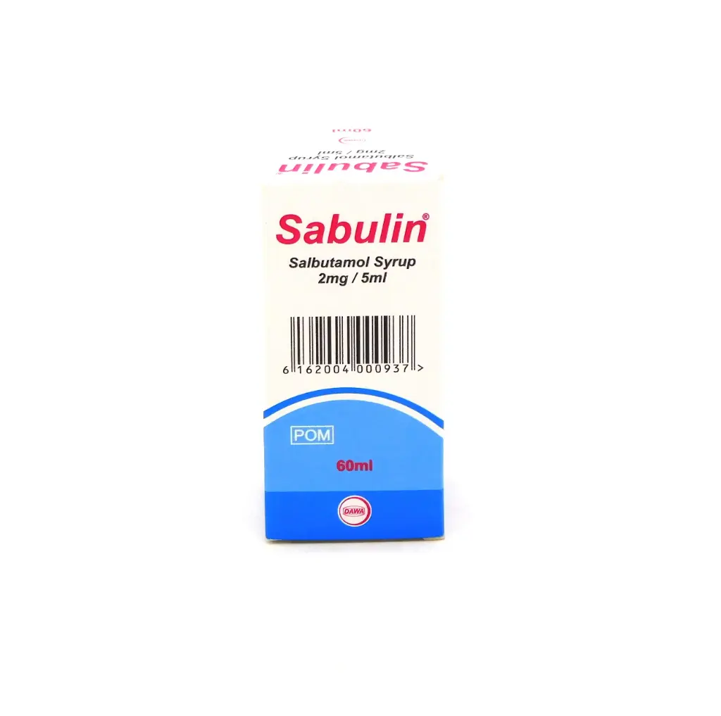 Salbutamol Syrup 60ml (Sabulin)