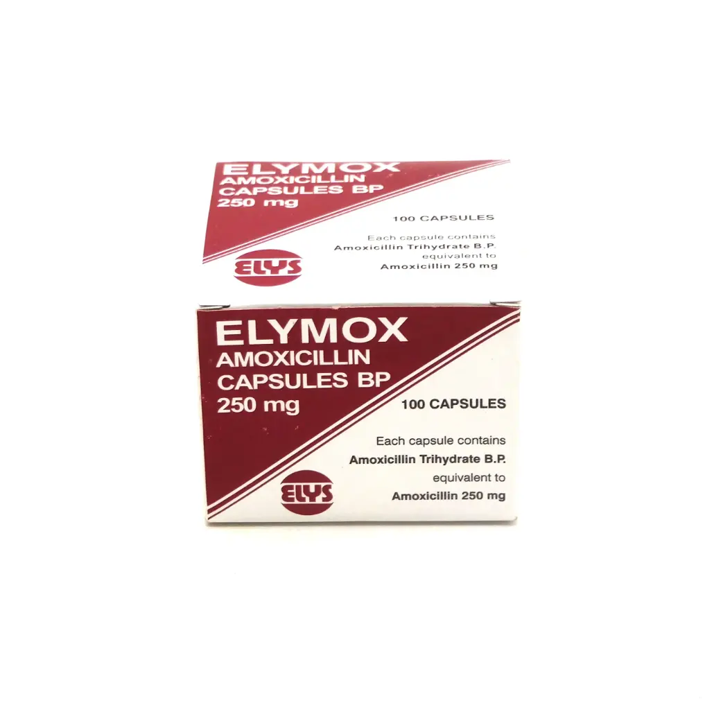 Amoxicillin 250mg Capsules (Elymox)