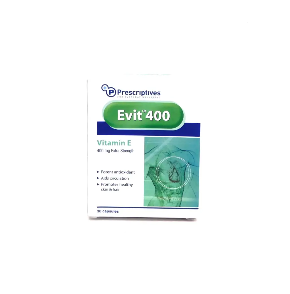 Vitamin E 400mg Capsules (Evit 400)