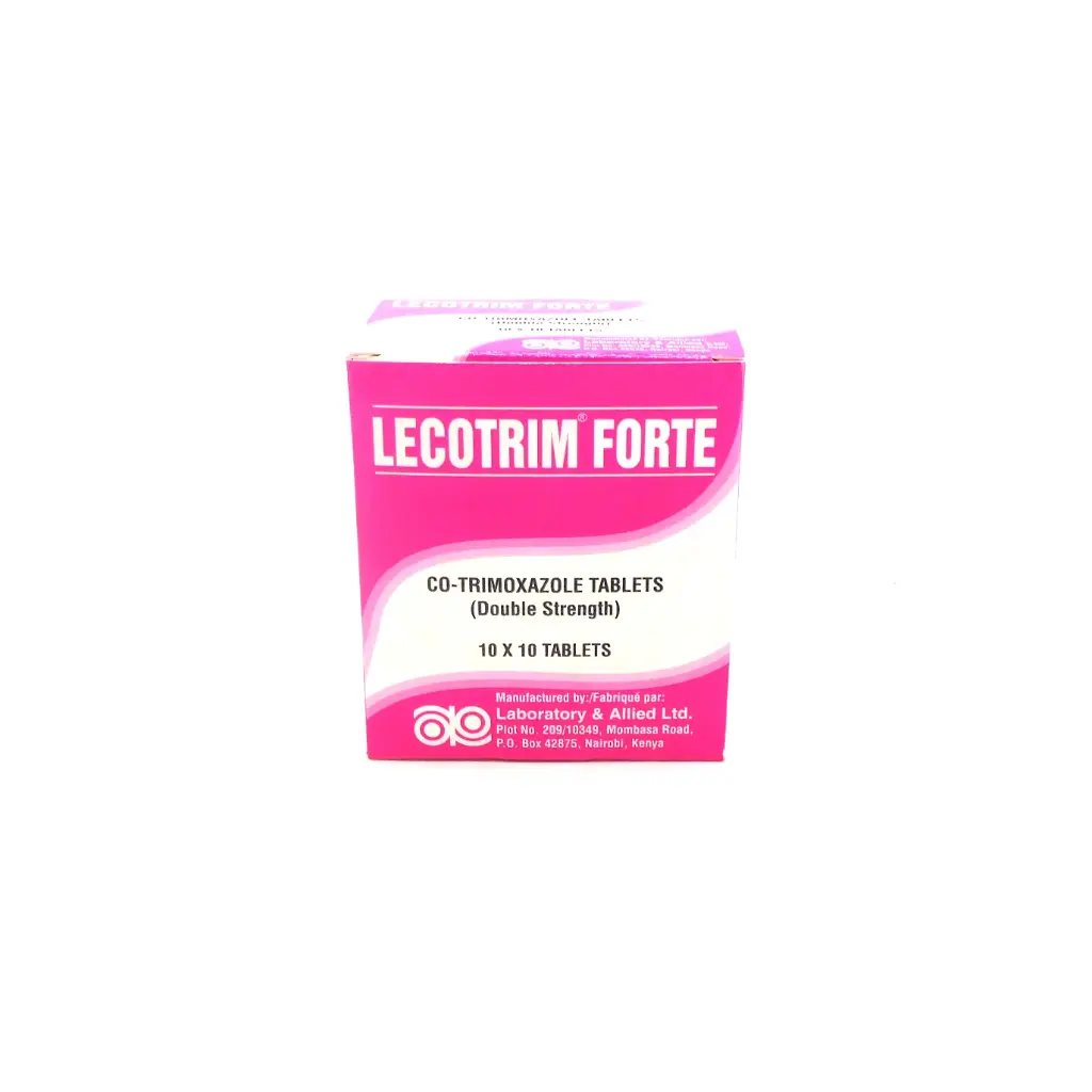 Co-Trimoxazole 800mg/160mg Tablets Blisters (Lecotrim Forte)
