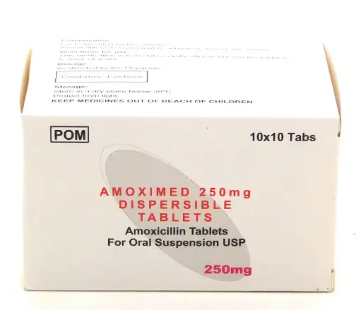 Amoxicillin 250mg Tablets Dispersible (Amoximed DT)