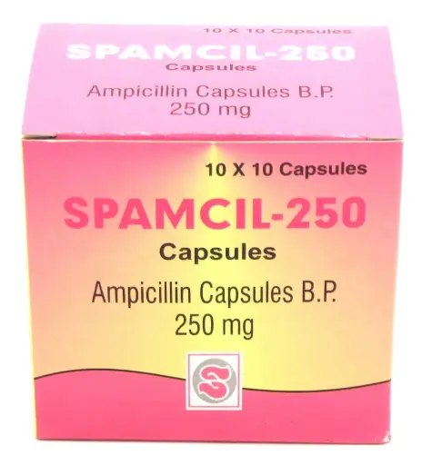 Ampicillin 250mg Capsules (Spamcil)