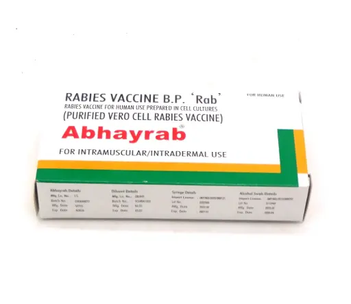 Anti Rabbies Vaccine 0.5ml Vial (Abhyrab)