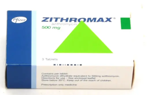 Azithromycin 500mg Tablets (Zithromax) 