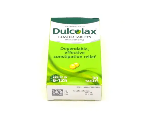 Bisacodyl 5mg Tablets (Dulcolax)