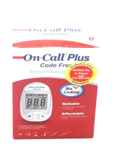 Blood Glucose Meter (On Call Plus Code Free)