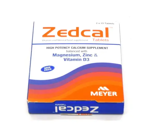 Calcium/Magnesium/Zinc/Vitamin D3 1000mg/240mg/11mg/200iu Tablets (Zedcal)