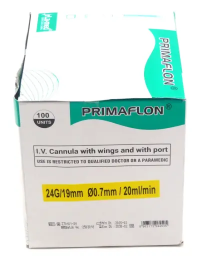 Cannula G24 - Yellow (Primaflon)  