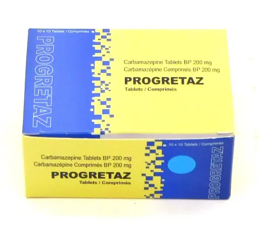 Carbamazepine 200mg Tablets (Progretaz)