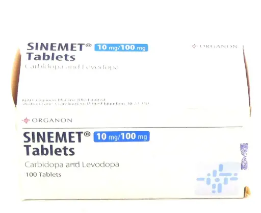Carbidopa/Levodopa 10/100mg Tablets (Sinemet)