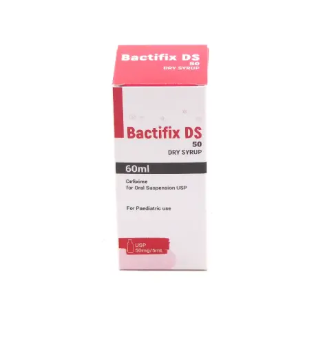 Cefixime 100mg/5ml Oral Suspension 60ml (Bactifix DS)