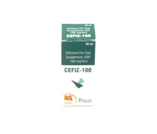 Cefixime 100mg/5ml Oral Suspension 60ml (Cefiz)