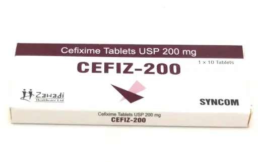 Cefixime 200mg Tablets (Cefiz-200)