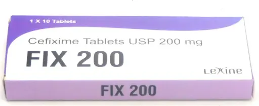 Cefixime 200mg Tablets (Fix 200)