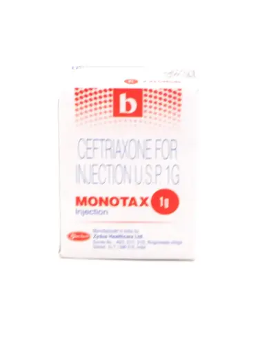Ceftriaxone 1g Injection (Monotax)