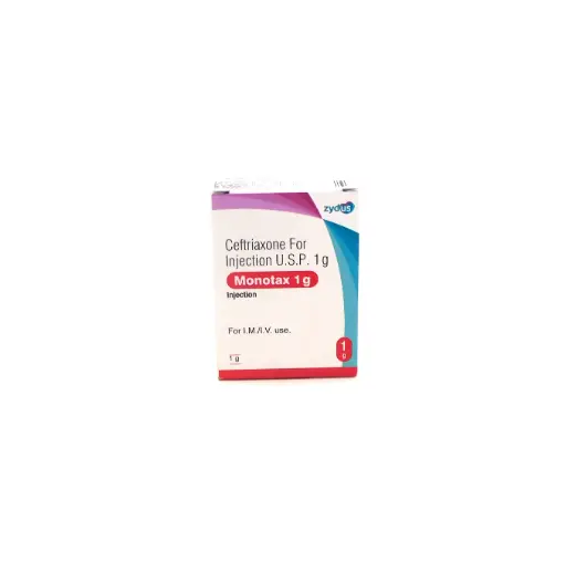 Ceftriaxone 1g Injection (Monotax)