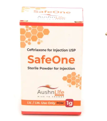 Ceftriaxone 1g Injection (Safeone)
