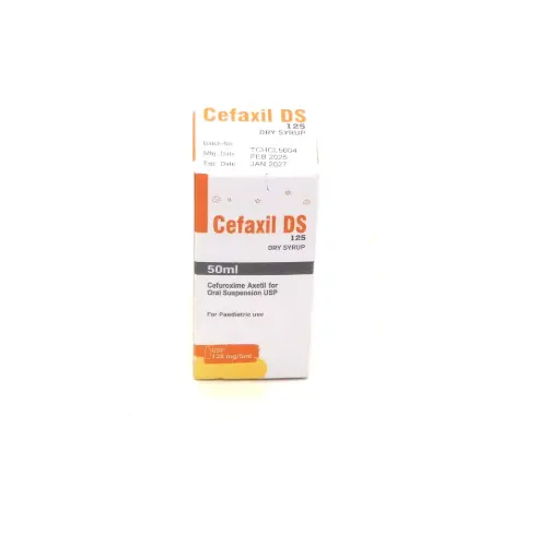 Cefuroxime Axetil 125mg/5ml Oral Suspension 50ml (Cefaxil DS)