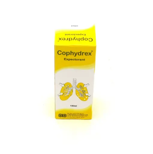 Chlorpheniramine Maleate/Diphenhydramine HCl/Ammonium Chloride/Menthol Cough Expectorant 100ml (Cophydrex) 