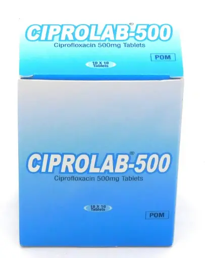 Ciprofloxacin 500mg Tablets (Ciprolab-500)