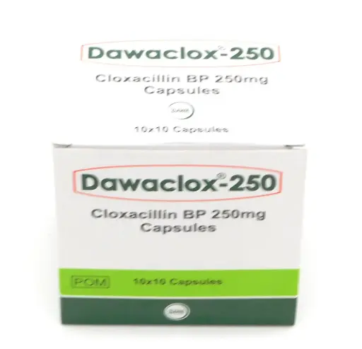 Cloxacillin 250mg Capsules Blisters (Dawaclox)