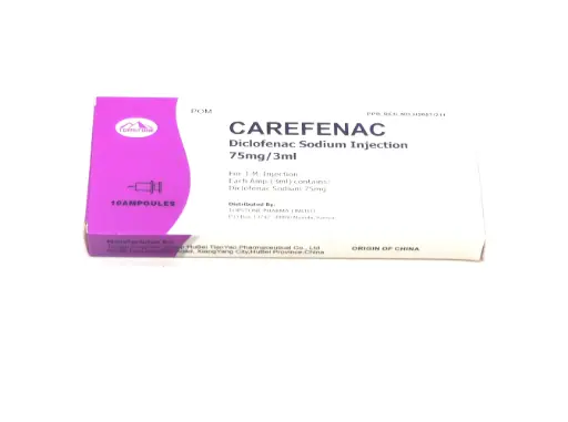 Diclofenac Injection 75mg/3ml (Carefenac)