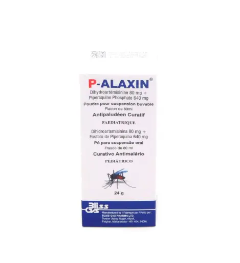 Dihydroartemisinin 80mg/80ml Piperaquine 640mg/80ml Suspension 80ml (P-Alaxin)