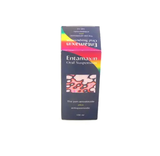 Diloxanide/Metronidazole Suspension 250mg/200mg / 10ml suspension 60ml (Entamaxin)
