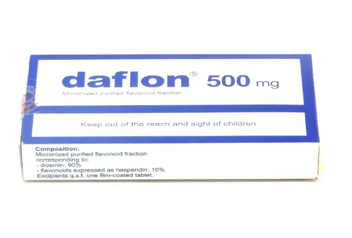 Diosmin/Hesperidin 90/10% 500mg Tablets (Daflon)