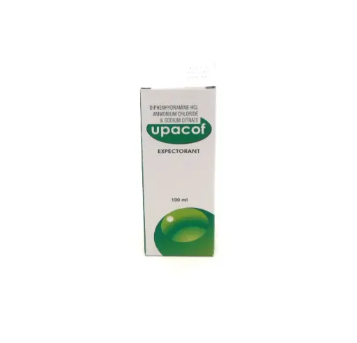 Diphenhydramine HCl Ammonium Chloride Sodium Citrate Syrup 100ml (Upacof Expectorant)