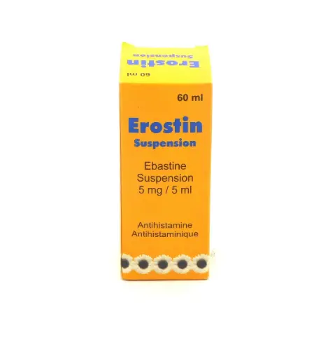 Ebastine 5mg/5ml Suspension 60ml (Erostin)