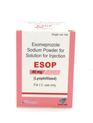 Esomeprazole 40mg Injection (ESOP)