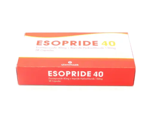 Esomeprazole/Itopride Hydrochloride 40/150mg Capsules (Esopride 40)