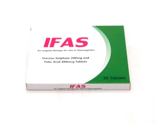 Ferrous Sulphate/Folic Acid 200mg/0.4mg Tablets (IFAS)