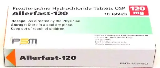 Fexofenadine 120mg Tablets (Allerfast-120) 