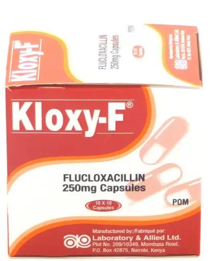 Flucloxacillin 250mg Capsules (Kloxy F)