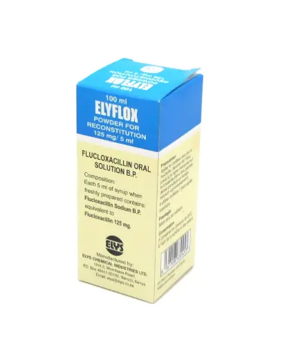 Flucloxacillin Suspension 100ml (Elyflox)