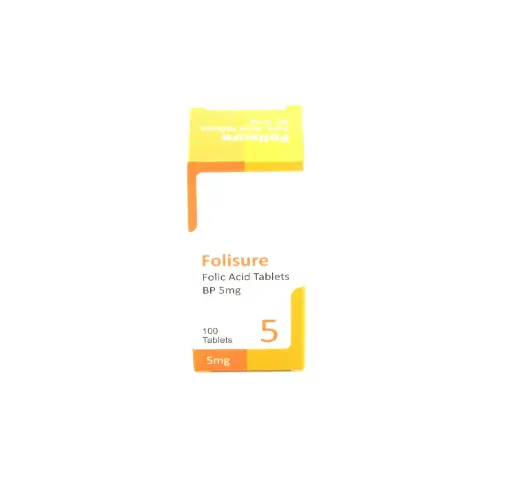 Folic Acid 5mg Tablets Blister (Folisure)