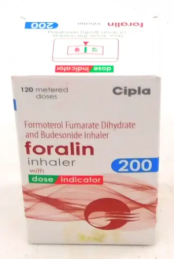 Formoterol Fumarate/Budesonide 200 Inhaler (Foralin) 