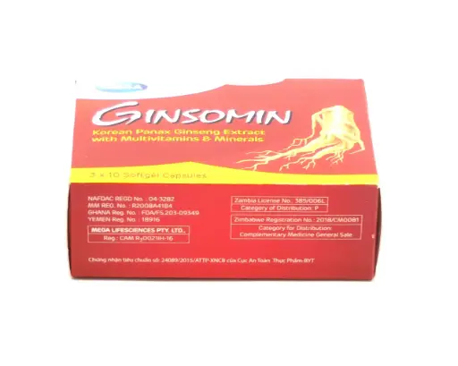 Ginsomin Multivitamin Capsules (Mega)