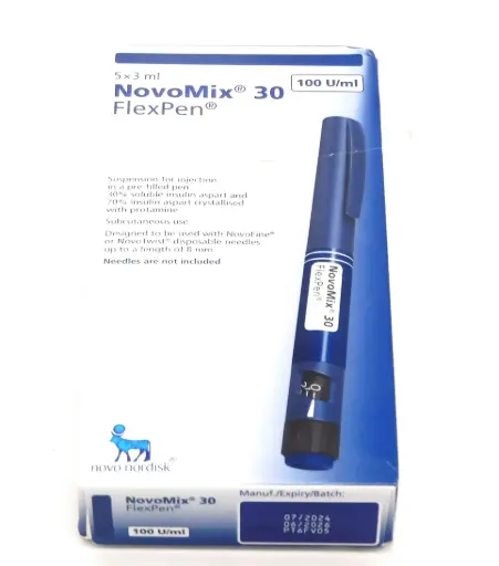 Human Insulin Injection 100 IU/ML  3ML (Flexpen NovoMix 30) 