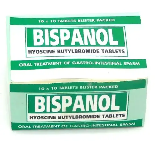 Hyoscine Butylbromide 10mg Tablets (Bispanol)