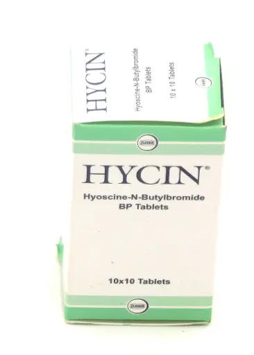 Hyoscine Butylbromide 10mg Tablets (Hycin)