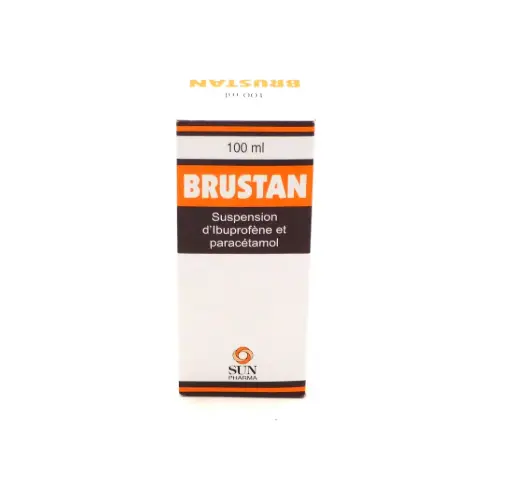 Ibuprofen/Paracetamol 100/125mg/5ml Suspension 100ml (Brustan)